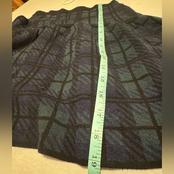 CYNTHIA ROWLEY Women S Skirt Size Small Tartan Schoolgirl Style Blue Green - Picture 4 of 5